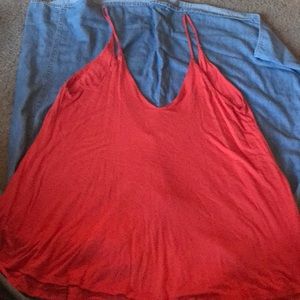 Flirty spaghetti strap shirt